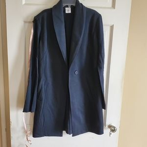 Cabi Slate Blue Suit Jacket with Sash